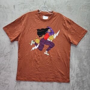 Dia Pacheco‎ Golden Hour Unisex Size L Graphic T-Shirt Artist Tee Casual Cotton